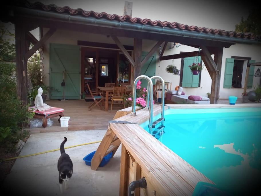 Maison Avec Piscine Proche Des Thermes Mauleon-D'armagnac Eksteriør billede